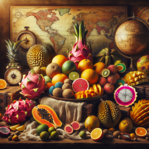 열대의 유혹: 전 세계 이국적인 과일 탐험기